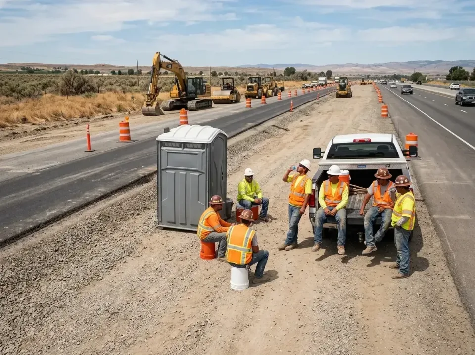 highway-road-construction-crew-007 — frequently asked questions, Porta Potty and Restroom Rentals in Geistown, PA